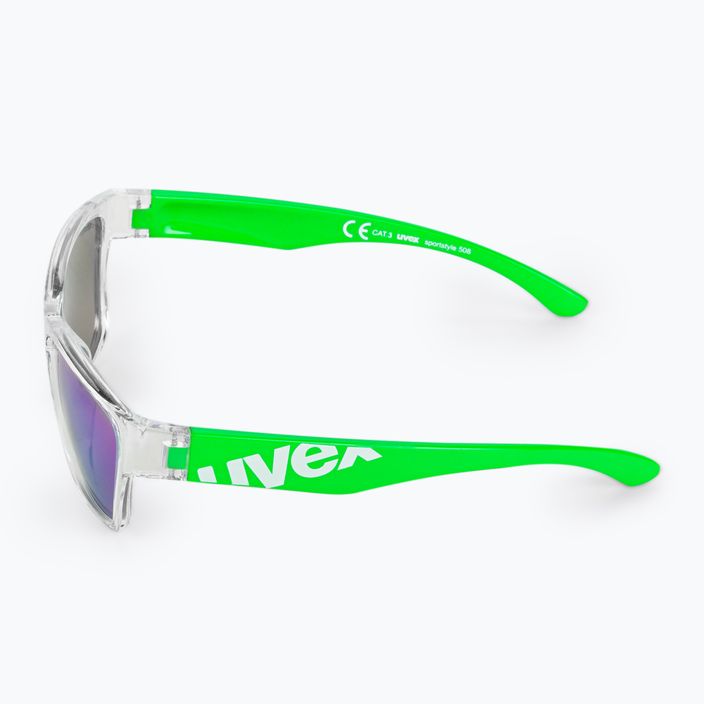 UVEX occhiali da sole per bambini Sportstyle 508 verde chiaro/verde specchio 4
