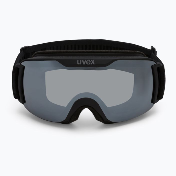 Occhiali da sci UVEX Downhill 2000 S LM nero opaco/argento speculare/chiaro 2