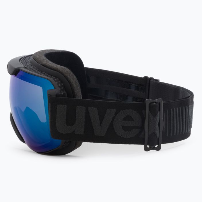 UVEX Downhill 2000 FM occhiali da sci nero opaco/blu specchiato/chiaro 4