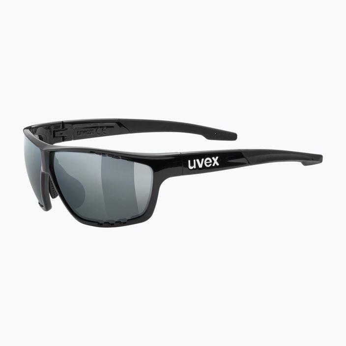 Occhiali da sole UVEX Sportstyle 706 nero/litemirror argento 5