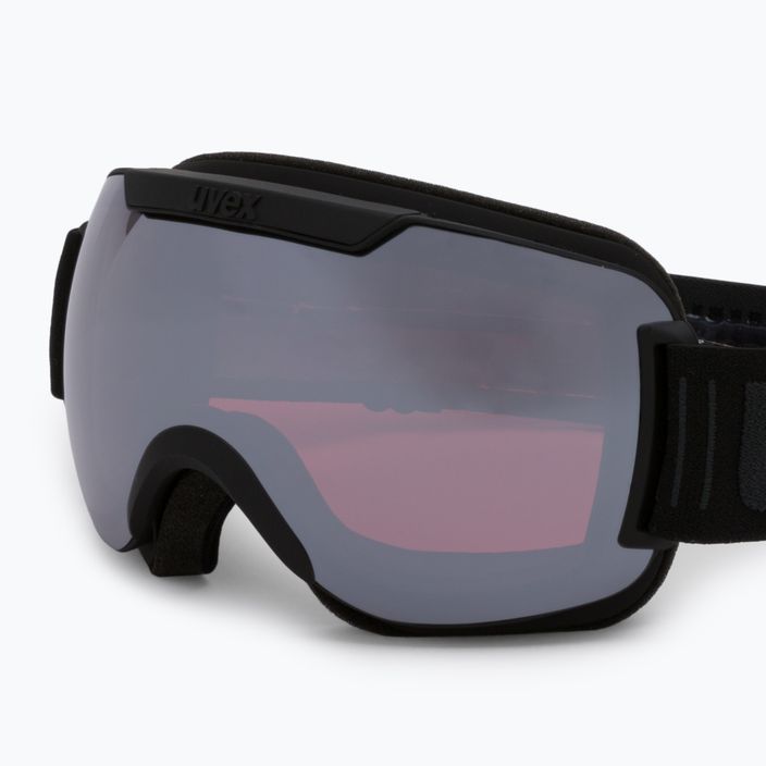 UVEX Downhill 2000 FM occhiali da sci nero opaco/specchio argento/rosa 5
