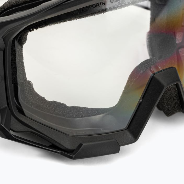 UVEX occhiali da ciclismo Athletic nero opaco/chiaro 5