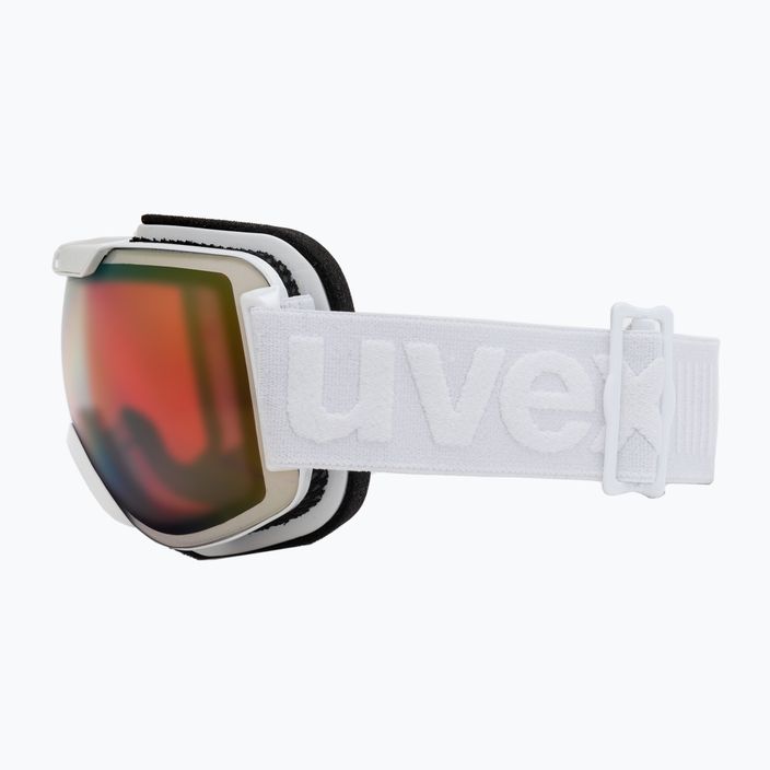 UVEX Downhill 2000 FM occhiali da sci bianco/rosa specchiato 4