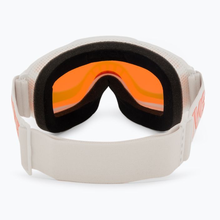 UVEX Downhill 2000 S CV occhiali da sci bianco/rosa specchiato arancione 3