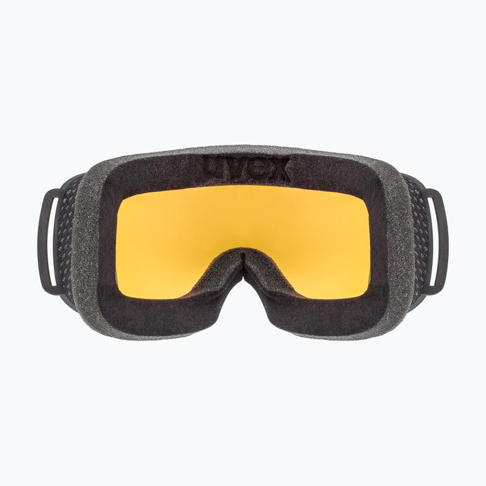 Occhiali da sci UVEX Downhill 2000 S nero opaco/rosa specchiata colourvision giallo 9