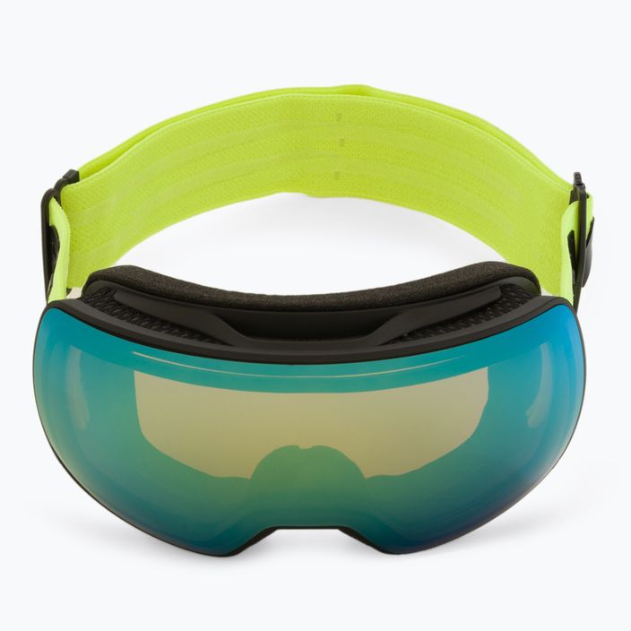 UVEX Compact FM occhiali da sci nero opaco/arancio specchiato 2