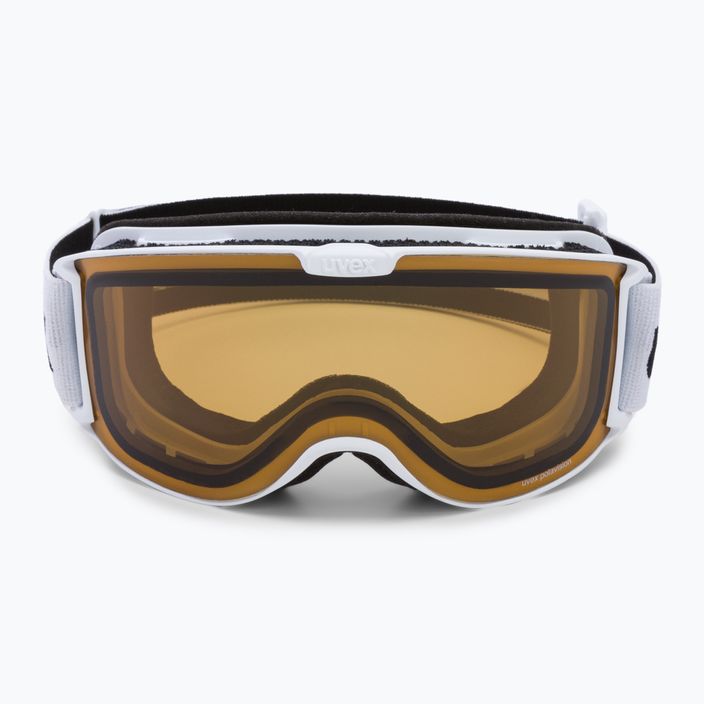 UVEX occhiali da sci Skyper P bianco opaco/polavision marrone/chiaro 2