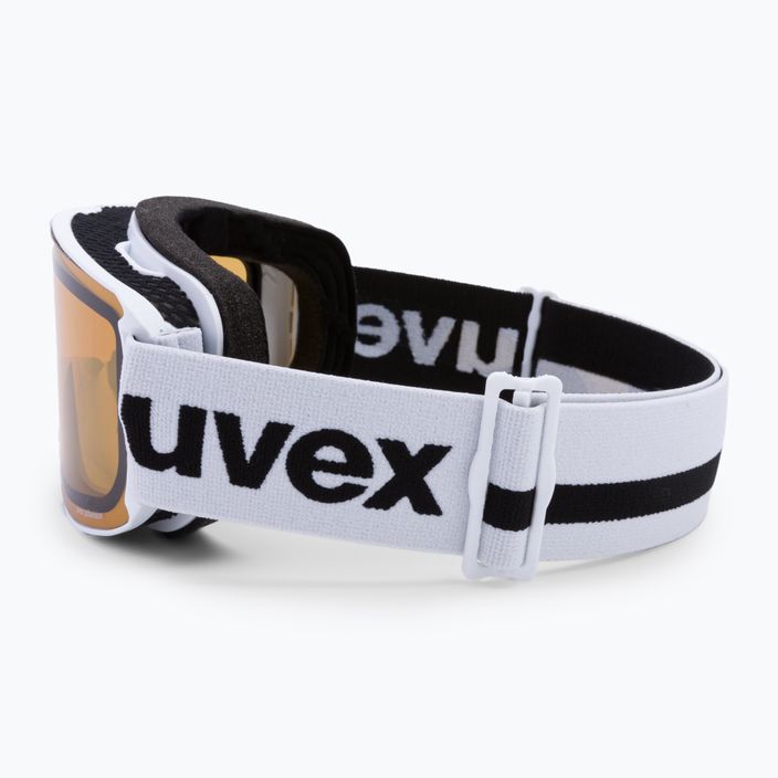 UVEX occhiali da sci Skyper P bianco opaco/polavision marrone/chiaro 4