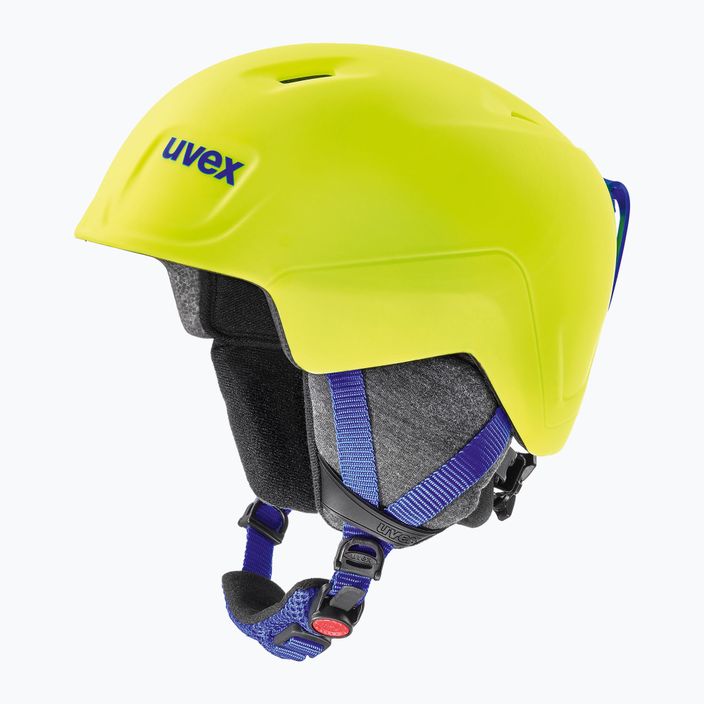 Casco da sci per bambini UVEX Manic Pro giallo neon 6