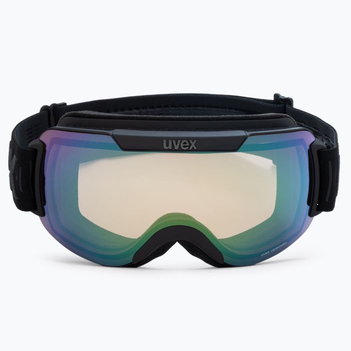 UVEX occhiali da sci da discesa 2000 V nero/verde specchiato variomatic 2