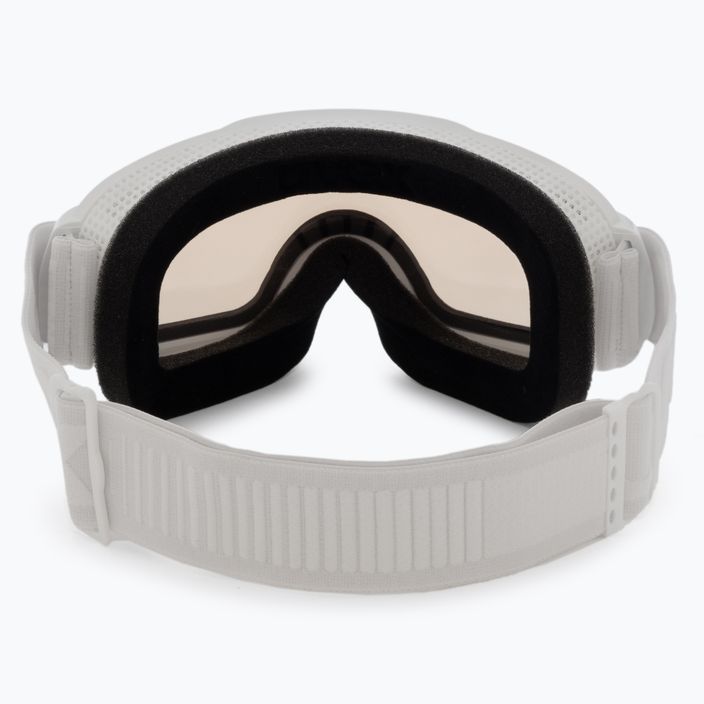 UVEX Downhill 2000 S V occhiali da sci bianco/argento specchiato/variante trasparente 3