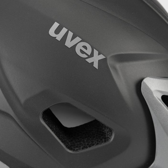 Casco da bici UVEX Quatro Integrale grigio opaco 7