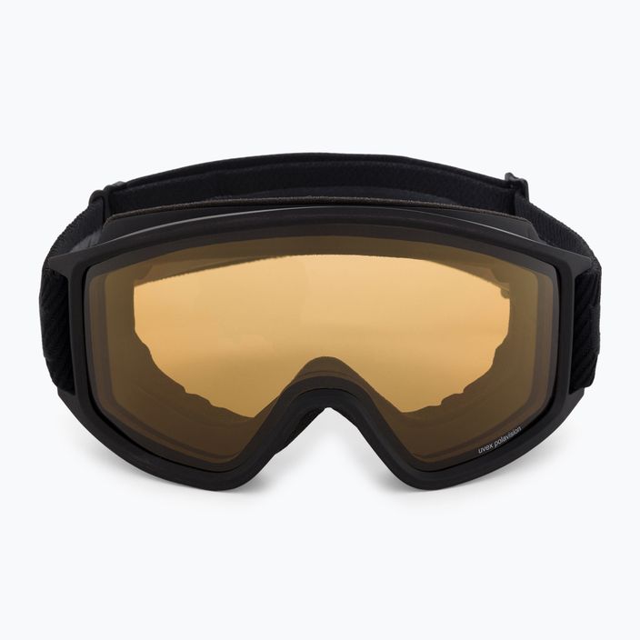 UVEX occhiali da sci G.gl 3000 Top nero opaco/rosso specchiato polavision/chiaro 2