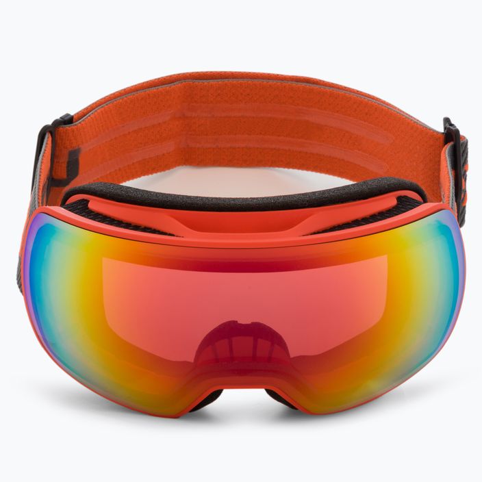 Occhiali da sci UVEX Compact FM arancione mat/specchio rosa arcobaleno 2