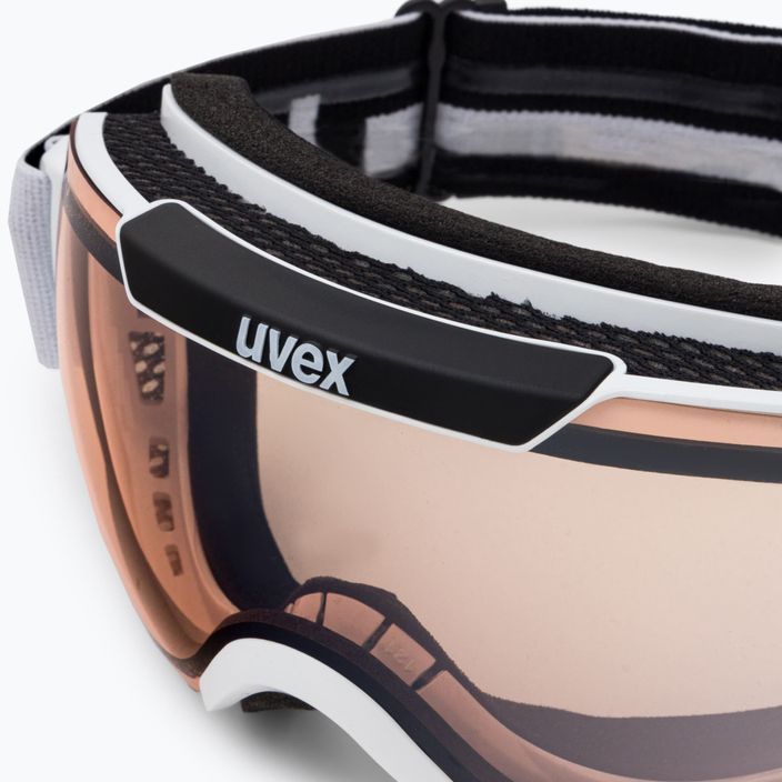 UVEX occhiali da sci da discesa 2000 V bianco/argento specchiato variomatic 6
