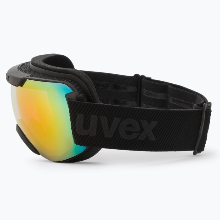 UVEX Downhill 2000 FM occhiali da sci nero mat/rosa arcobaleno 4