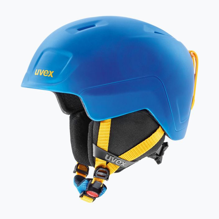 Casco da sci per bambini UVEX Heyya Pro blu/giallo mat 9