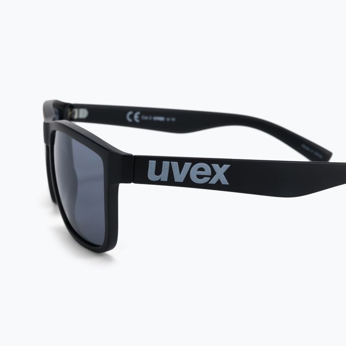 Occhiali da sole UVEX Lgl 39 nero opaco/argento specchiato 4