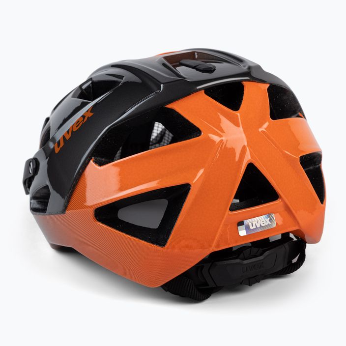 Casco da bicicletta UVEX Quatro titan arancione 4