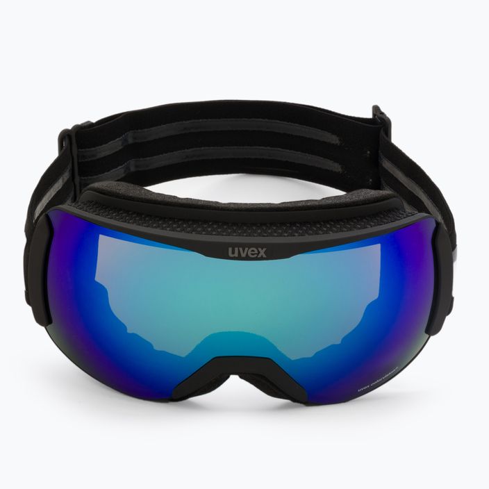 UVEX Downhill 2100 CV occhiali da sci nero mat/specchio blu colourvision verde 2