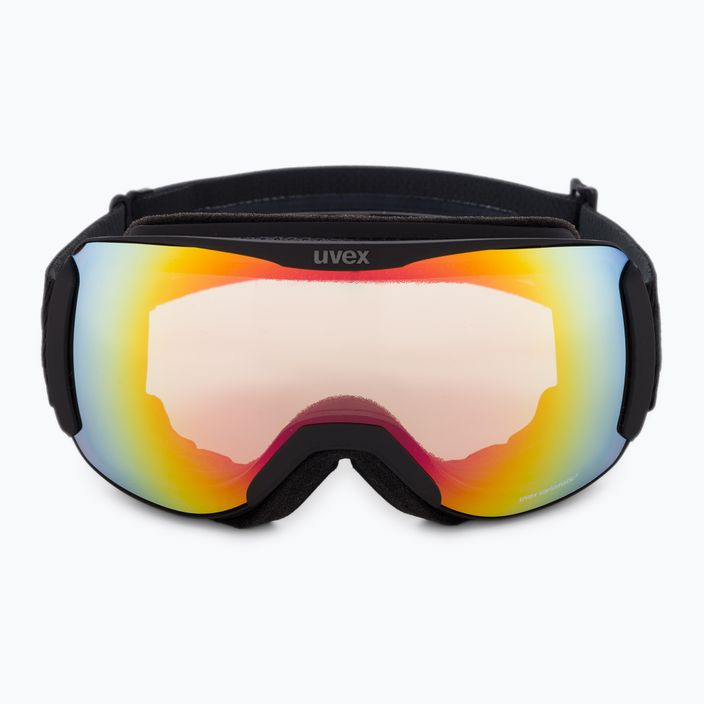 UVEX Downhill 2100 V occhiali da sci nero mat/specchio arcobaleno variomatic/chiaro 2