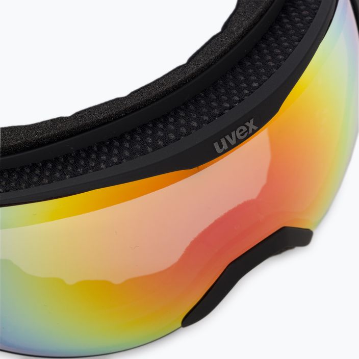 UVEX Downhill 2100 V occhiali da sci nero mat/specchio arcobaleno variomatic/chiaro 5