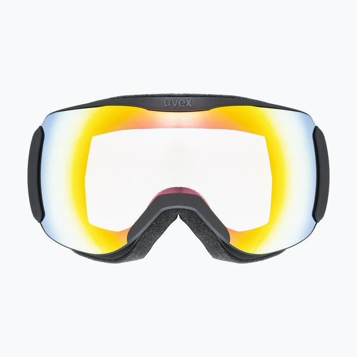 UVEX Downhill 2100 V occhiali da sci nero mat/specchio arcobaleno variomatic/chiaro 7