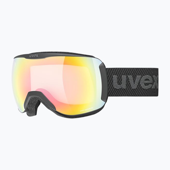 UVEX Downhill 2100 V occhiali da sci nero mat/specchio arcobaleno variomatic/chiaro 8