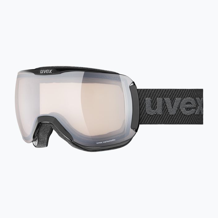 Occhiali da sci UVEX Downhill 2100 V nero/argento specchiato variomatic/chiaro 7