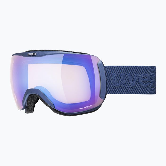 UVEX Downhill 2100 V occhiali da sci navy matt/blu specchiato variomatic/clear 7