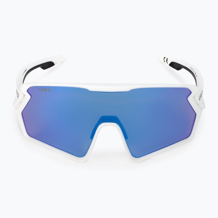 Occhiali da sole UVEX Sportstyle 231 bianco opaco/blu specchiante 3
