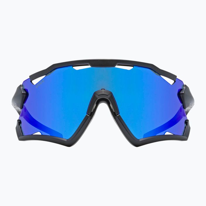 Occhiali da sole UVEX Sportstyle 228 nero opaco/blu specchiato 7