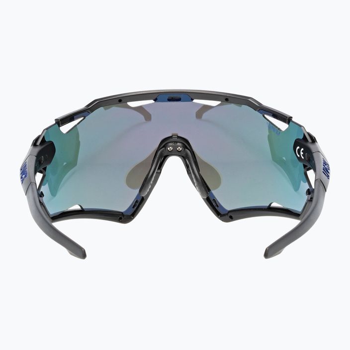 Occhiali da sole UVEX Sportstyle 228 nero opaco/blu specchiato 8