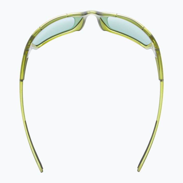 Occhiali da sole UVEX Sportstyle 233 P verde opaco/polavision verde specchio 9