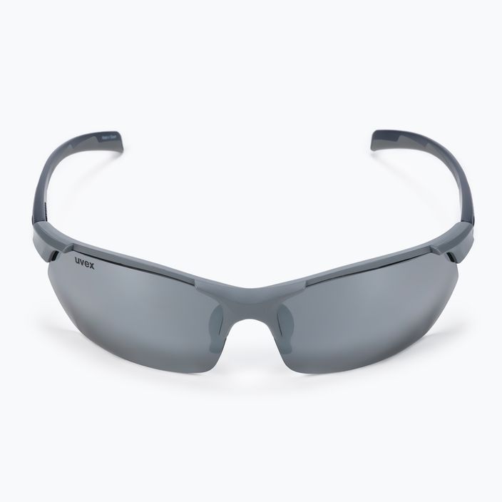 UVEX Sportstyle 114 Set occhiali da sole rhino deep space mat/litemirror argento/arancio 3
