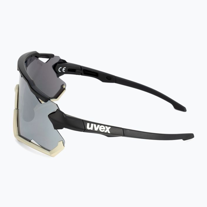 Occhiali da sole UVEX Sportstyle 228 nero sand mat/argento specchiato 4