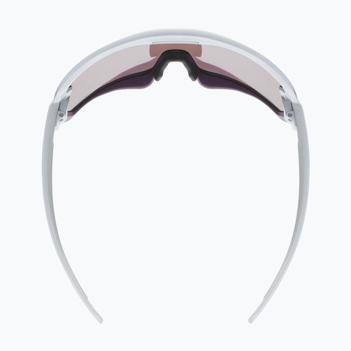 Occhiali da sole UVEX Sportstyle 231 argento prugna opaco/rosso specchiato 7
