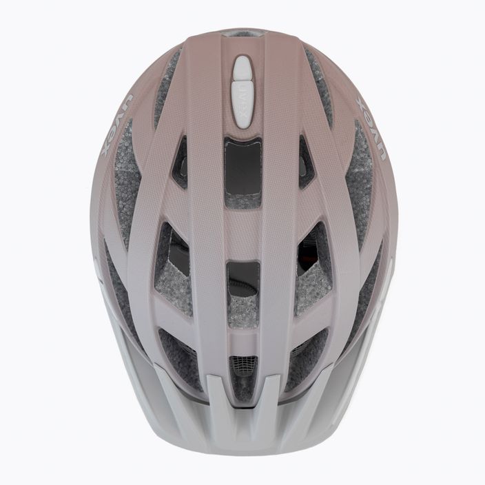 Casco da bicicletta UVEX I-vo CC grigio rosa opaco 5
