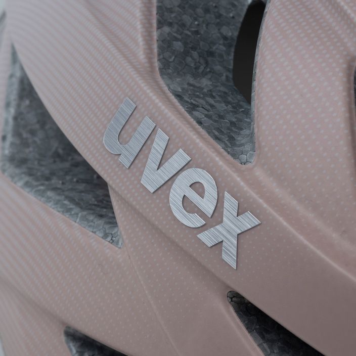 Casco da bicicletta UVEX I-vo CC grigio rosa opaco 6