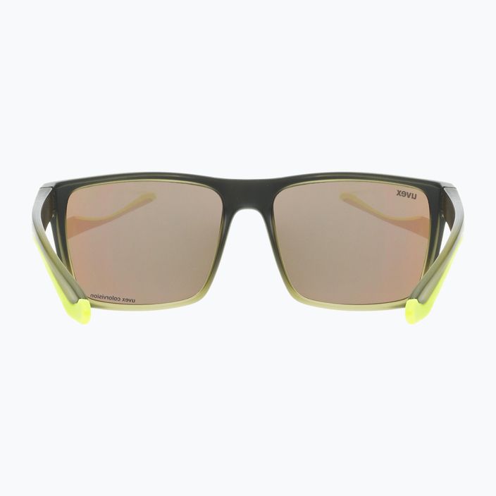 Occhiali da sole UVEX Lgl 50 CV oliva opaca/verde specchio 9