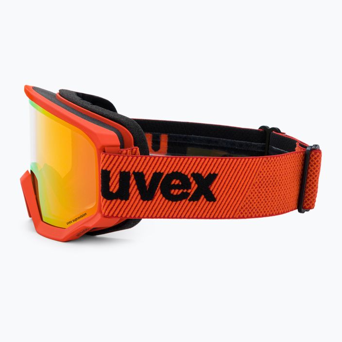 UVEX occhiali da sci Athletic FM fierce red mat/mirror orange 4