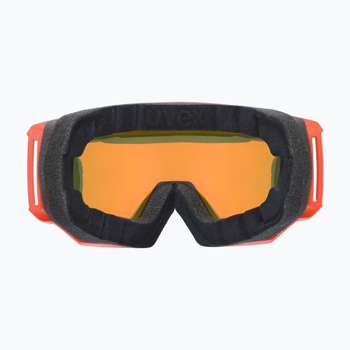 UVEX occhiali da sci Athletic FM fierce red mat/mirror orange 8