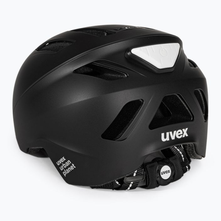 UVEX Urban Planet LED casco da bicicletta nero opaco 3