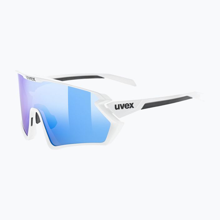 UVEX Sportstyle 231 2.0 occhiali da sole bianco opaco/blu specchiato 5