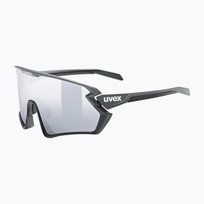 Occhiali da sole UVEX Sportstyle 231 2.0 grigio nero opaco/argento specchiato 5
