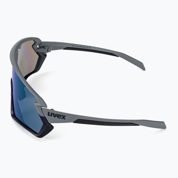 UVEX Sportstyle 231 2.0 rhino deep space mat/mirror blue occhiali da sole 4