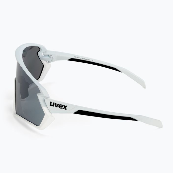 Occhiali da sole UVEX Sportstyle 231 2.0 bianco nuvola opaco/argento specchiato 4