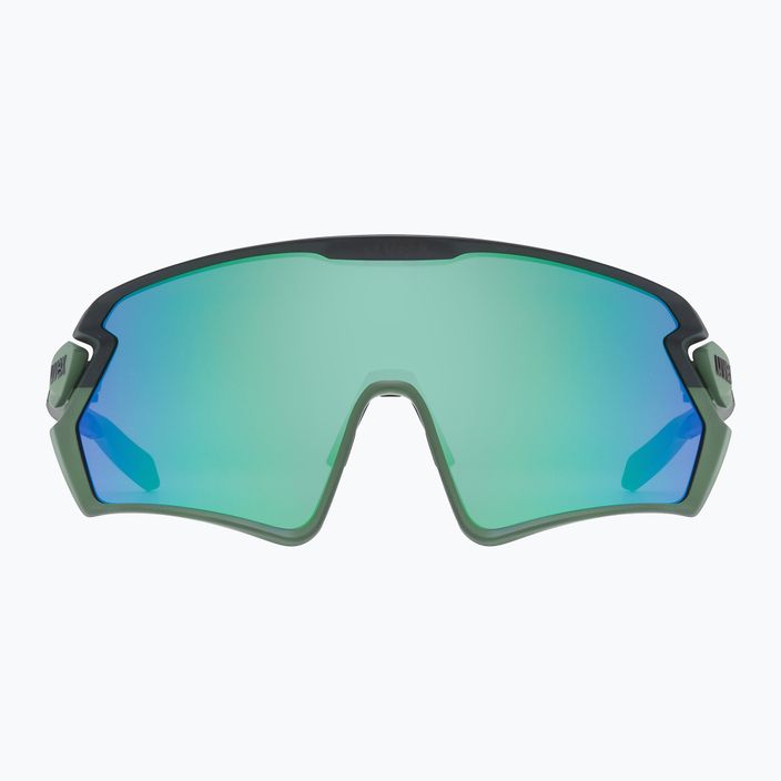 Occhiali da sole UVEX Sportstyle 231 2.0 verde muschio nero opaco/verde specchio 6