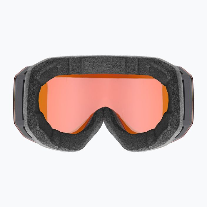 UVEX Evidnt Attract CV occhiali da sci nero opaco/rosso specchiato/arancio/chiaro 3