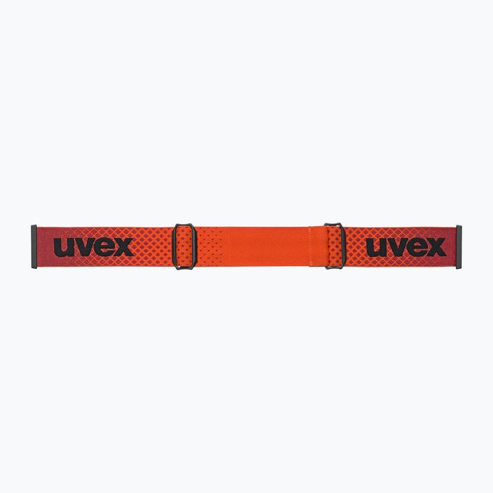 UVEX Evidnt Attract CV occhiali da sci nero opaco/rosso specchiato/arancio/chiaro 4